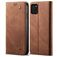 Mobigear Denim Slim Samsung Galaxy Note 10 Lite Hoesje Bookcase Portemonnee - Bruin