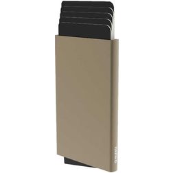 Valenta Cardprotector Plus Aluminium Pasjeshouder - 5 Pasjes - MagSafe Compatible - Titanium Gold