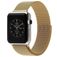 Mobigear Style Loop Milanese Apple Watch Bandje Magneetsluiting - 42/41/40/38 mm - Goud