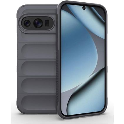 Mobigear Bumpy Google Pixel 10 Pro Hoesje Flexibel TPU Backcover - Grijs
