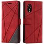 Mobigear Rhombus Samsung Galaxy Xcover 7 Hoesje Bookcase Portemonnee - Rood