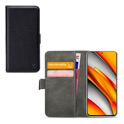 Mobilize Classic Gelly Wallet POCO F3 Hoesje Bookcase Portemonnee - Zwart