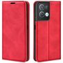 Mobigear Retro Slim OPPO Reno 8 Pro 5G Hoesje Bookcase Portemonnee - Rood