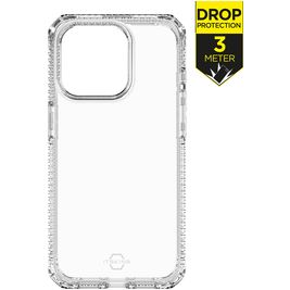 ITSkins SpectrumClear-R Doorzichtig iPhone 15 Pro Hoesje Flexibel TPU Backcover Shockproof - Transparant