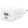 Mobilize Wall Charger Dual USB / USB-C Oplader Power Delivery 30W - Wit
