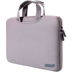 Mobigear Neon Neopreen Laptop Aktetas 15 - 16 inch Laptoptas + Handvat - Grijs