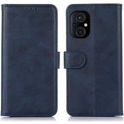 Mobigear Wallet POCO M5 Hoesje Bookcase Portemonnee - Blauw