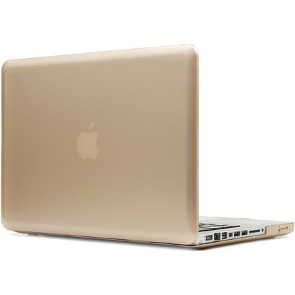 Mobigear Metallic MacBook Pro 15 Inch (2008-2012) Hoes Hardshell Laptopcover MacBook Case - Goud - Model A1260 / A1286