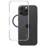 CARE by PanzerGlass Flagship iPhone 16 Pro Max MagSafe Hoesje Hardcase Backcover - Transparant / Blauw