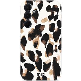 MIO Samsung Galaxy A35 MagSafe Hoesje Hardcase Backcover - Leopard