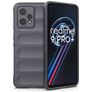 Mobigear Bumpy Realme 9 Pro Plus Hoesje Flexibel TPU Backcover - Antraciet