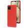 Mobiparts Samsung Galaxy A12 Siliconen Hoesje Backcover - Scarlet Red