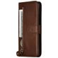 Mobigear Zipper Samsung Galaxy S20 Hoesje Bookcase Portemonnee - Bruin