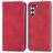 Mobigear Retro Slim Samsung Galaxy S21 FE Hoesje Bookcase Portemonnee - Rood