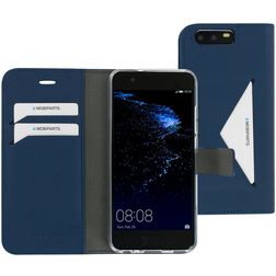 Mobiparts Classic Wallet Huawei P10 Hoesje Bookcase Portemonnee - Blauw