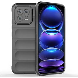 Mobigear Bumpy Xiaomi 13 Hoesje Flexibel TPU Backcover - Charcoal Mobigear Bumpy Xiaomi 13 Hoesje Flexibel TPU Backcover - Charcoal