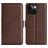 Mobigear Slim Magnet iPhone 15 Hoesje Bookcase Portemonnee - Bruin