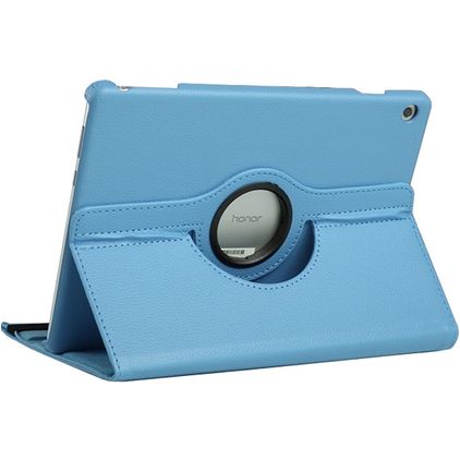 Mobigear DuoStand Huawei MediaPad T5 10.1 Hoes Draaibare Bookcase - Blauw