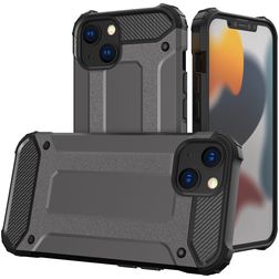 Mobigear Outdoor iPhone 15 Hoesje Hardcase Backcover Shockproof - Grijs