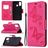 Mobigear Butterfly HONOR 9X Lite Hoesje Bookcase Portemonnee - Roze