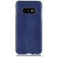 Mobigear Croco Samsung Galaxy S10e Hoesje Hardcase Backcover - Blauw