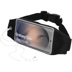 Mobiparts Comfort Fit Belt Telefoonhouder Hardlopen Samsung Galaxy S26 Plus Sport Hoesje Neopreen Heuptas - Zwart