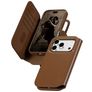 CARE by PanzerGlass Tango Two-in-One iPhone 18 Pro MagSafe Hoesje Uitneembare 2in1 Bookcase Portemonnee - Bruin