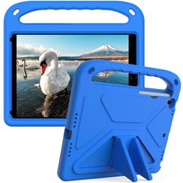 Mobigear AeroArmor iPad 8 (2020) Kinder Tablethoes met Handvat + Stylus Houder - Blauw