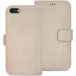 My Style Flex Wallet iPhone SE (2020) Hoesje Bookcase Portemonnee - Warm Taupe