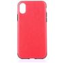 Mobigear Excellent iPhone XS Max Hoesje Flexibel TPU Backcover - Rood