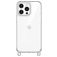 Mobigear Bungy iPhone 14 Pro Max Hoesje Hardcase Backcover - Zilver