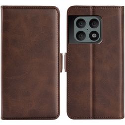 Mobigear Slim Magnet OnePlus 10 Pro Hoesje Bookcase Portemonnee - Bruin