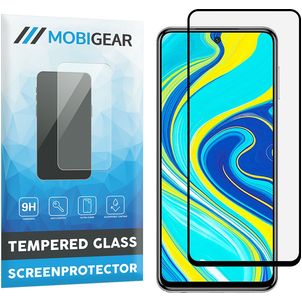 Mobigear Premium Xiaomi Redmi Note 9S Glazen Screenprotector - Case Friendly - Zwart