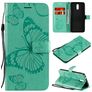Mobigear Butterfly Nokia 2.3 Hoesje Bookcase Portemonnee - Turquoise