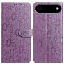 Mobigear Flowers iPhone Air Hoesje Bookcase Portemonnee - Paars