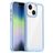 Mobigear Crystal iPhone 14 Hoesje Hardcase Backcover - Transparant / Blauw