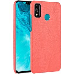 Mobigear Croco HONOR 9X Lite Hoesje Hardcase Backcover - Rood