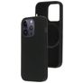 Mobiparts iPhone 14 Pro Siliconen MagSafe Hoesje Backcover - Zwart