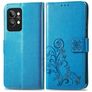 Mobigear Clover Realme GT2 Pro Hoesje Bookcase Portemonnee - Blauw