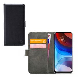 Mobilize Classic Gelly Wallet Motorola Moto E7 Power Hoesje Bookcase Portemonnee - Zwart