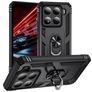 Mobigear Armor ring Xiaomi 15 Hoesje Hardcase Backcover Shockproof met Ringhouder - Zwart