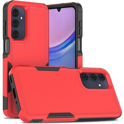 Mobigear Heavy Armor Samsung Galaxy A16 Hoesje Hardcase Backcover Shockproof - Rood