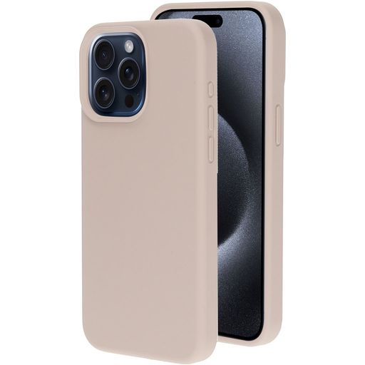 Mobiparts iPhone 15 Pro Max Siliconen Hoesje Backcover - Soft Salmon