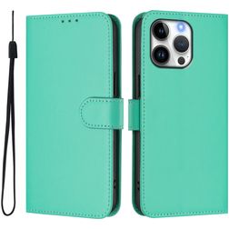 Mobigear Urban Wallet iPhone 16 Pro Max Hoesje Bookcase Portemonnee - Groen