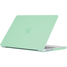 Mobigear Cream Matte MacBook Pro 16 Inch (2021-2024) Hoes Hardshell Laptopcover MacBook Case - Groen - Model A2485 / A2780 / A2991 / A3186