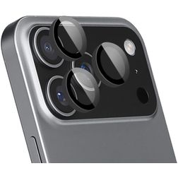 Mobiparts iPhone 17 Pro Glazen Camera Lens Protector - Zwart