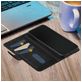 Mobilize Wallet iPhone 13 Hoesje Echt Leer Bookcase Portemonnee - Zwart