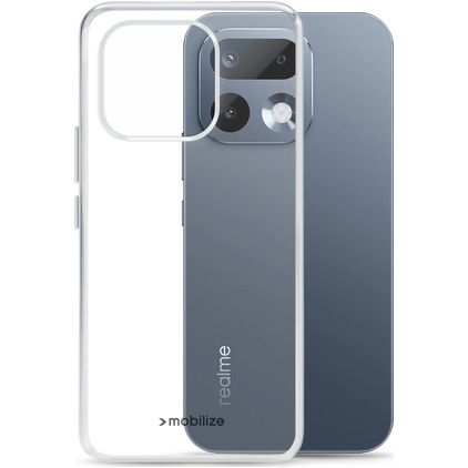 Mobilize Gelly Case Doorzichtig Realme 16 Pro Plus Hoesje Flexibel TPU Backcover - Transparant