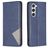 Mobigear Rhombus Slim Samsung Galaxy S23 Hoesje Bookcase - Blauw