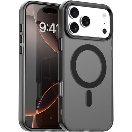 Mobigear Shockproof iPhone 18 Pro Max MagSafe Hoesje Hardcase Backcover - Zwart